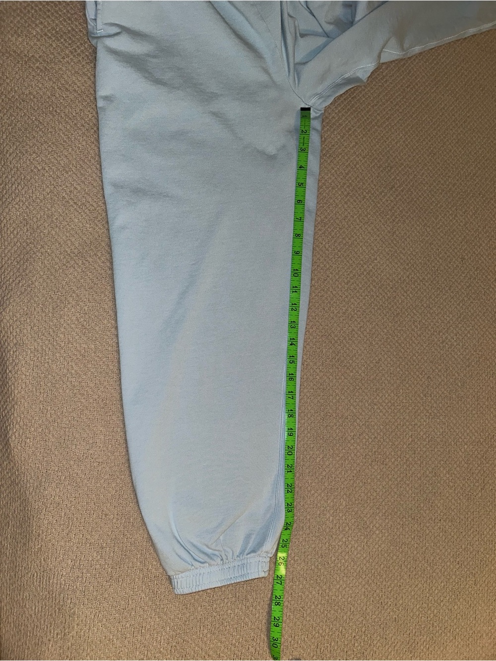 Aritzia Mega Fit Airy Terry Sweatfleece Sweatpants in Dew Blue Size Medium - Picture 8 of 10